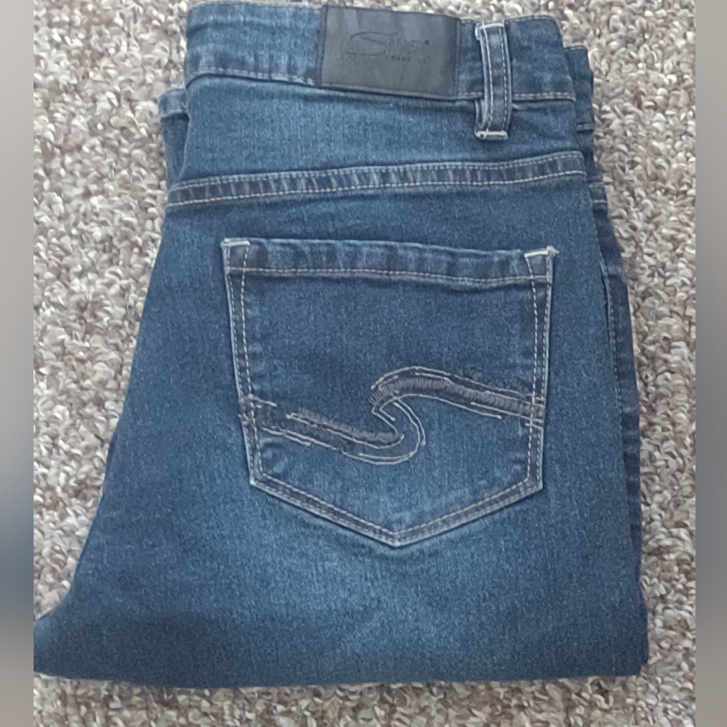 Boys Silver Brand Jeans 12